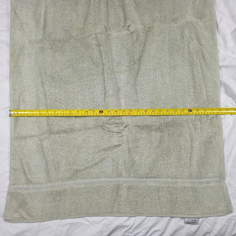 Vintage Charisma By Fieldcrest Bath Towel 100% Cotton Green Absorbent